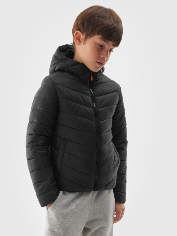 Casaco com Enchimento Sintético para Rapaz - Preto - 4FJWAW24TDJAM460       