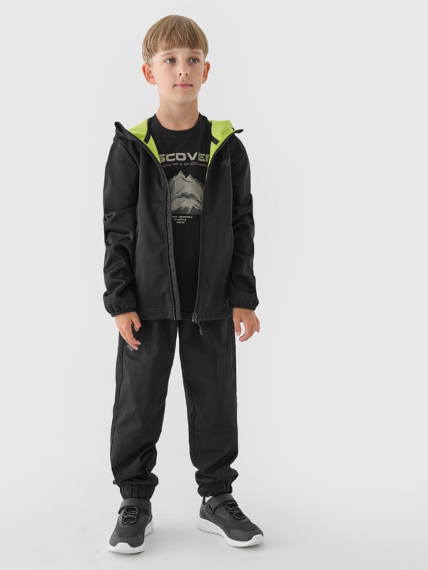 Casaco Softshell com Membrana Corta-Vento NeoDry 5000 para Rapaz - Verde - 4FJWAW24TSOFM269