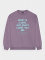 Sweatshirt para Rapariga - Violeta/Roxo - 4FJWAW24TSWSF1214