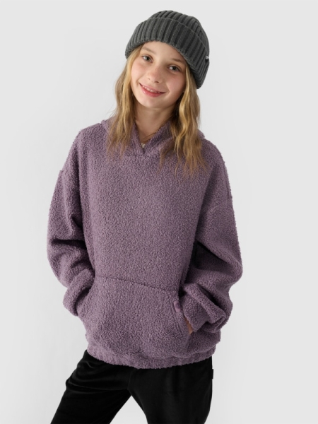Sweatshirt para Rapariga - Roxo - 4FJWAW24TSWSF1219 