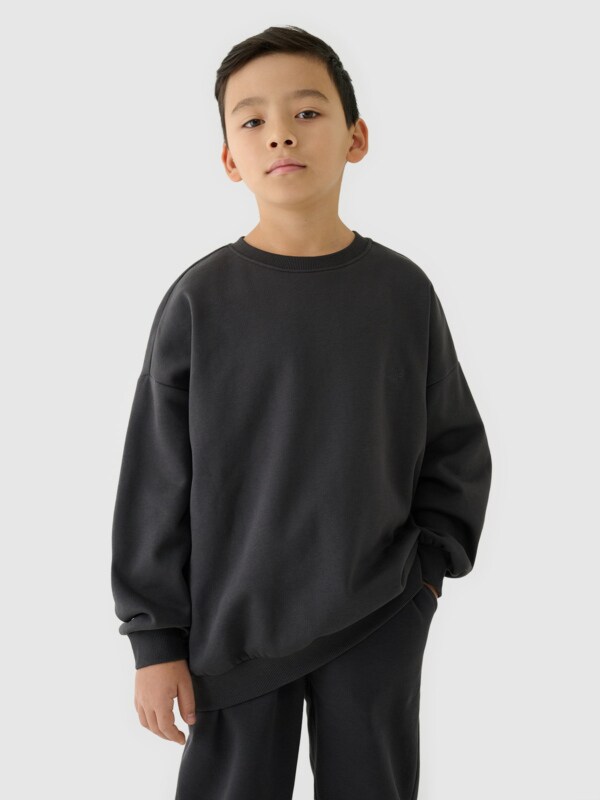 Sweatshirt Unissexo para Criança - Cinzento - 4FJWAW24TSWSU1432 