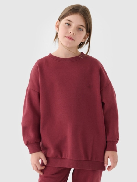 Sweatshirt Unissexo para Criança - Vermelho - 4FJWAW24TSWSU1432 