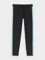 Leggings em Algodão para Rapariga - Preto - 4FJWAW24TTIGF170