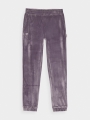 Calças Fato de Treino de Veludo para Menina - Roxo/Violeta - 4FJWAW24TTROF753 