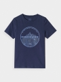 T-shirt 4FJWAW24TTSHM1554 azul-marinho - 4FJWAW24TTSHM1554-31S