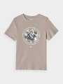 T-shirt para Rapaz - Cinzento - 4FJWAW24TTSHM1555       