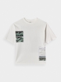 T-shirt para Rapaz - Branco - 4FJWAW24TTSHM1557        