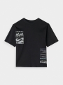 T-shirt para Rapaz - Preto - 4FJWAW24TTSHM1557        