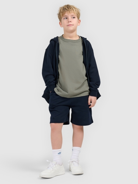 Calções de Fato de Treino para Rapaz - Azul Marinho - 4FJWMM00TSHOM629          