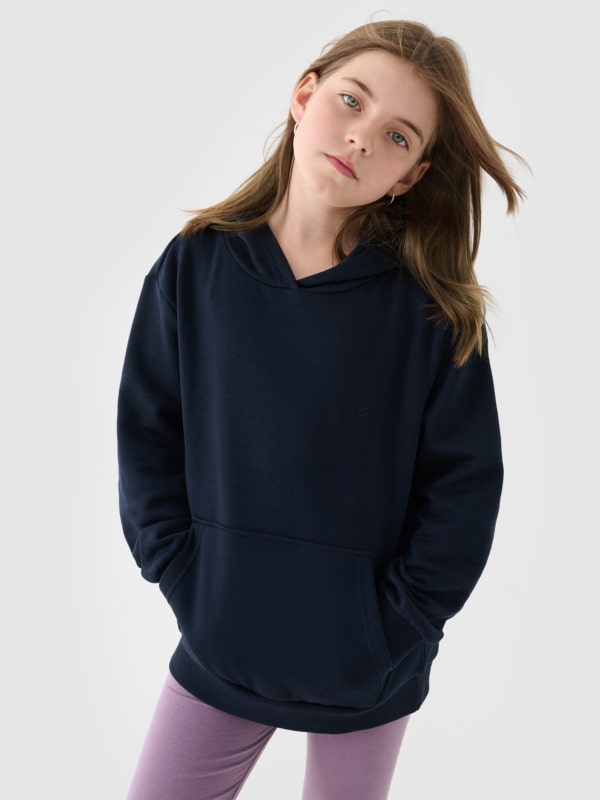 Sweatshirt para Rapariga - Azul Marinho - 4FJWMM00TSWSF1862  