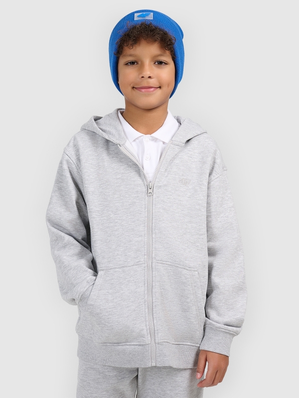 Casaco de Fato de Treino para Rapaz - Cinzento - 4FJWMM00TSWSM1859