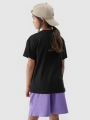 T-shirt lisa para rapariga - preto 4FJWMM00TTSHF2332 preto