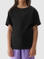 T-shirt lisa para rapariga - preto 4FJWMM00TTSHF2332 preto
