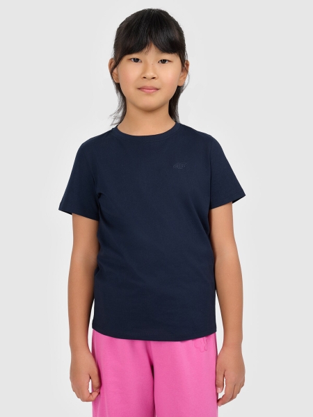 T-shirt Lisa para Rapariga - Azul Marinho - 4FJWMM00TTSHF2332                   