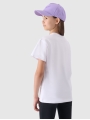 T-shirt oversized com estampado para rapariga - branco 4FJWMM00TTSHF2333 Branco