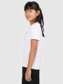 T-shirt Oversize para Rapariga - Branco - 4FJWMM00TTSHF2333                                                        