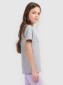 T-shirt Oversize para Rapariga - Cinzento - 4FJWMM00TTSHF2333                                                        
