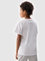 T-shirt lisa para rapaz - branca 4FJWMM00TTSHM2330 Branco