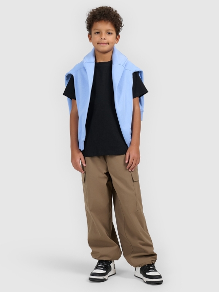 T-shirt Lisa para Rapaz - Preto - 4FJWMM00TTSHM2330                      