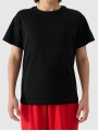 T-shirt simples para rapaz - Preto 4FJWMM00TTSHM2330 preto