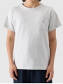 T-shirt simples para rapaz - Cinzento 4FJWMM00TTSHM2330 cinzento