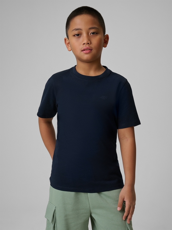 T-shirt Lisa para Rapaz - Azul Marinho - 4FJWMM00TTSHM2330                      