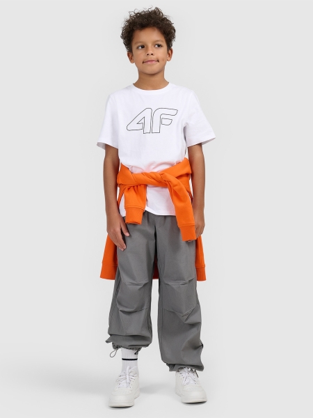 T-shirt para Rapaz - Branco - 4FJWMM00TTSHM2331               