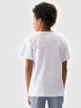 T-shirt estampada para rapaz - Branco 4FJWMM00TTSHM2331 Branco