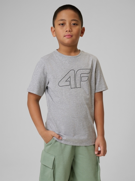 T-shirt para Rapaz - Cinzento - 4FJWMM00TTSHM2331               