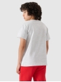 T-shirt estampada para rapaz - cinzento 4FJWMM00TTSHM2331 cinzento