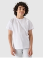 T-shirt oversize lisa para rapaz - branca 4FJWMM00TTSHM2362 Branco