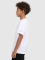T-shirt Oversize Lisa para Rapaz - Branco - 4FJWMM00TTSHM2362                                             