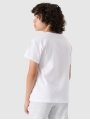T-shirt oversize lisa para rapaz - branca 4FJWMM00TTSHM2362 Branco