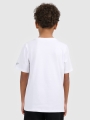 T-shirt Oversize Lisa para Rapaz - Branco - 4FJWMM00TTSHM2362                                             