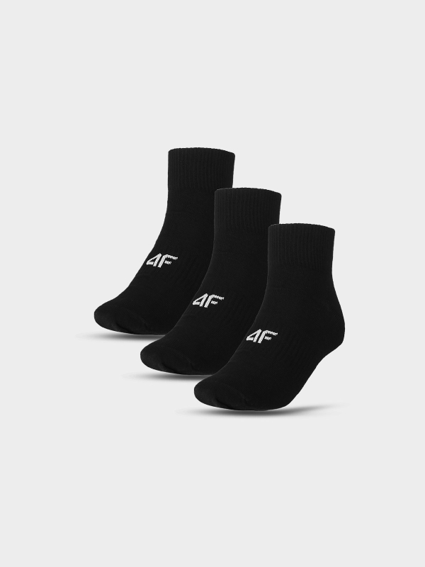 Meias de equipa casuais para criança (pack de 3) - preto 4FJWMM00USOCU330 preto - 4FJWMM00USOCU330-21S