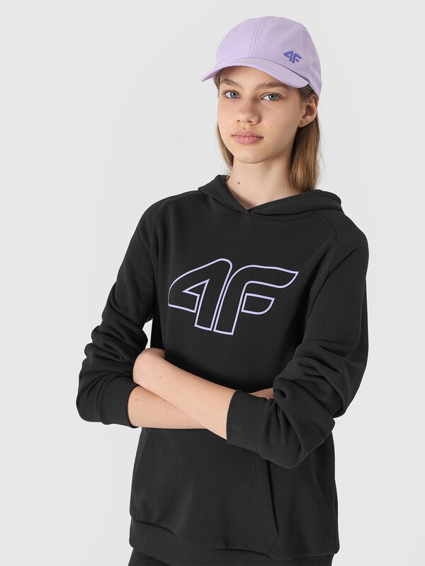 Sweatshirt para Rapariga - Preto - 4FJWSS24TSWSF0921                               