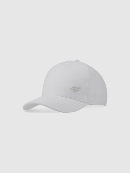 Boné com pala para criança - Branco - 4FJWSS25ACABU387 