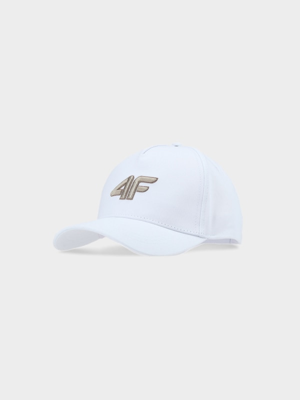 Boné com pala para criança - Branco - 4FJWSS25ACABU388  