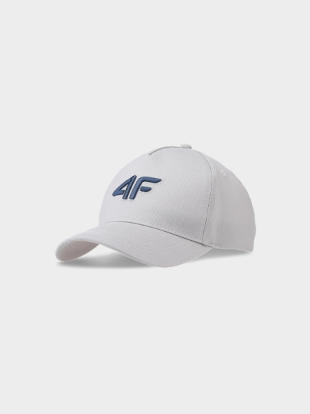 Boné com pala para criança - Branco - 4FJWSS25ACABU388 