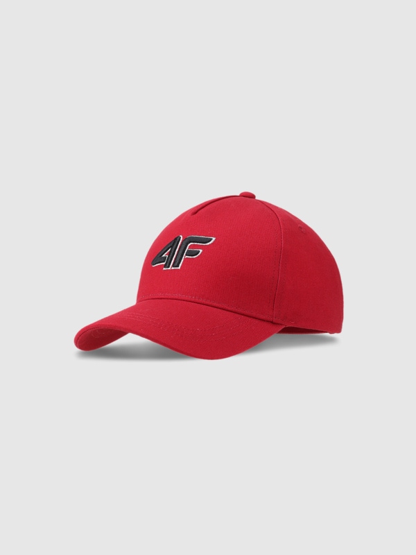 Boné com pala para criança - Vermelho - 4FJWSS25ACABU388      