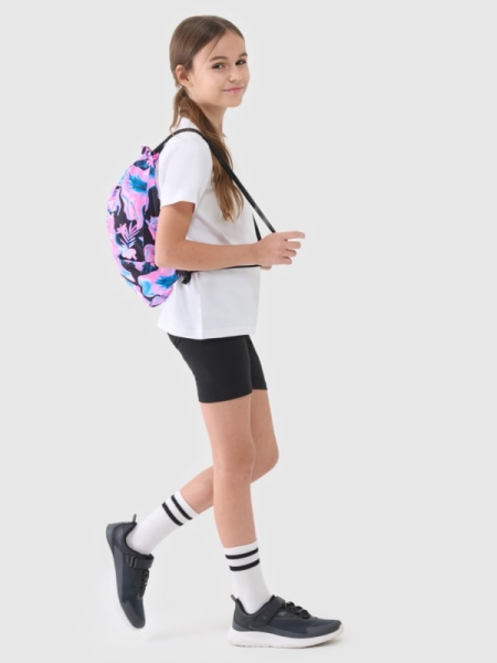 Conjunto P.E. (T-shirt + Calções + Saco) para Rapariga - Multicolorido - 4FJWSS25TAPSF024  