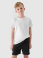 Conjunto desportivo P.E. de secagem rápida para rapaz (T-shirt+calções+saco) - preto 4FJWSS25TAPSM026 preto