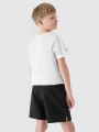 Conjunto desportivo P.E. de secagem rápida para rapaz (T-shirt+calções+saco) - preto 4FJWSS25TAPSM026 preto