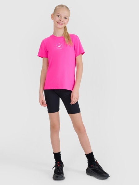 Bermudas Ajustados para Niña - Preto- 4FJWSS25TFSTF041  