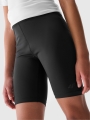 Bermudas Ajustados para Niña - Preto- 4FJWSS25TFSTF041  