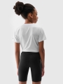 Bermudas Ajustados para Niña - Preto- 4FJWSS25TFSTF041  