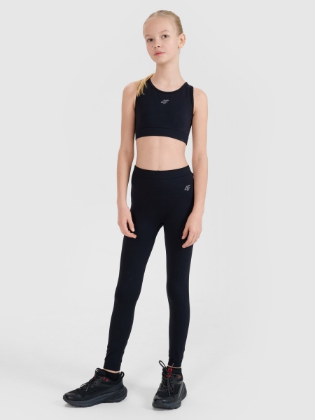 Leggins para Rapariga - Preto - 4FJWSS25TFTIF297  