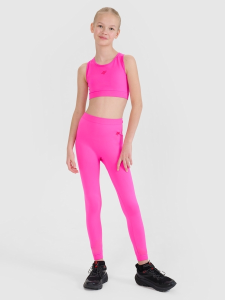 Leggins para Rapariga - Cor-de-Rosa - 4FJWSS25TFTIF297 
