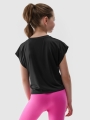 T-shirt para Rapariga - Preto - 4FJWSS25TFTSF1184                                