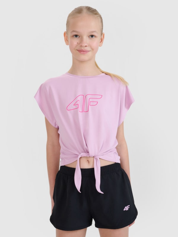 T-shirt para Rapariga - Cor-de-Rosa - 4FJWSS25TFTSF1184                                